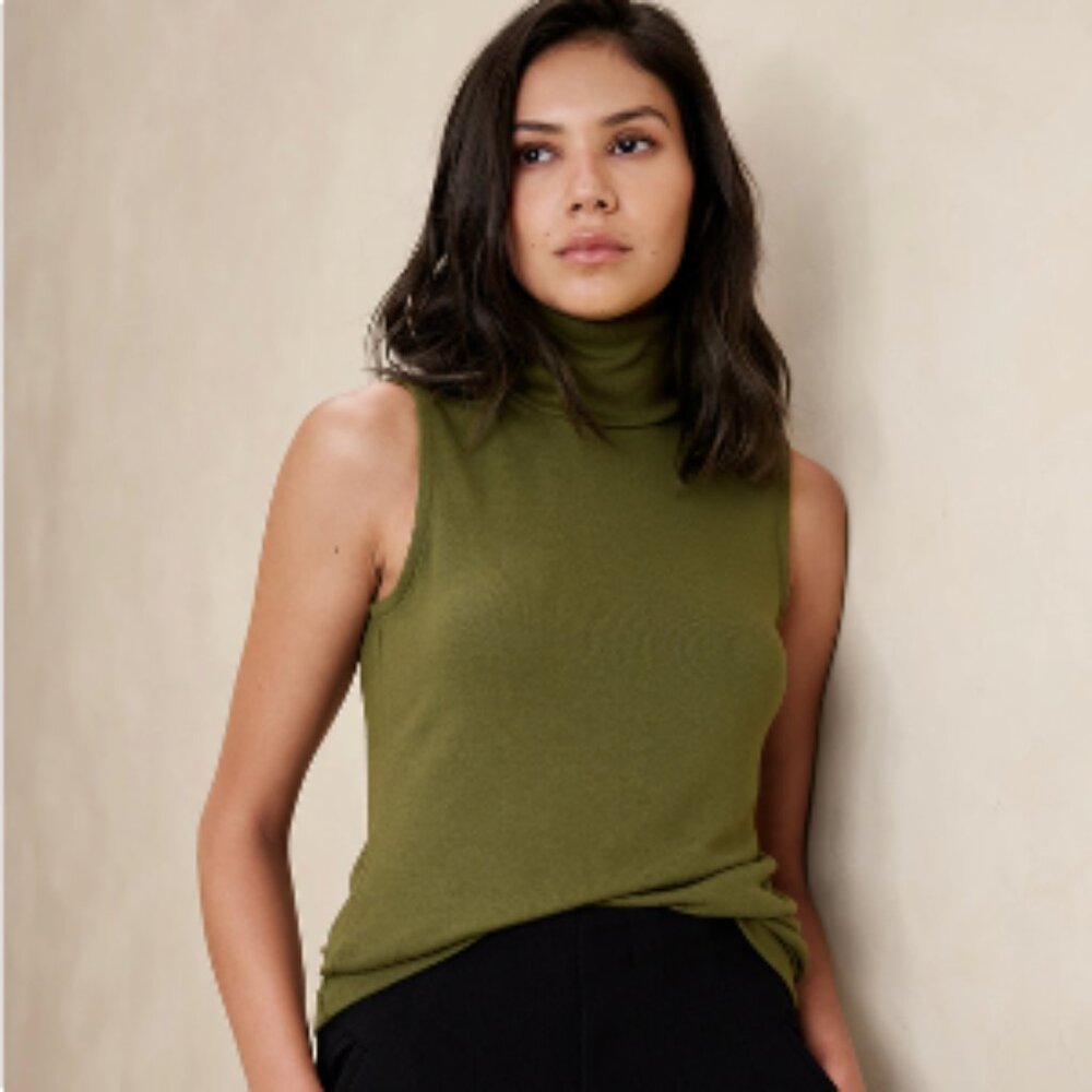 3 for $20 Sale: Soft Luxe Turtleneck Tank - Large